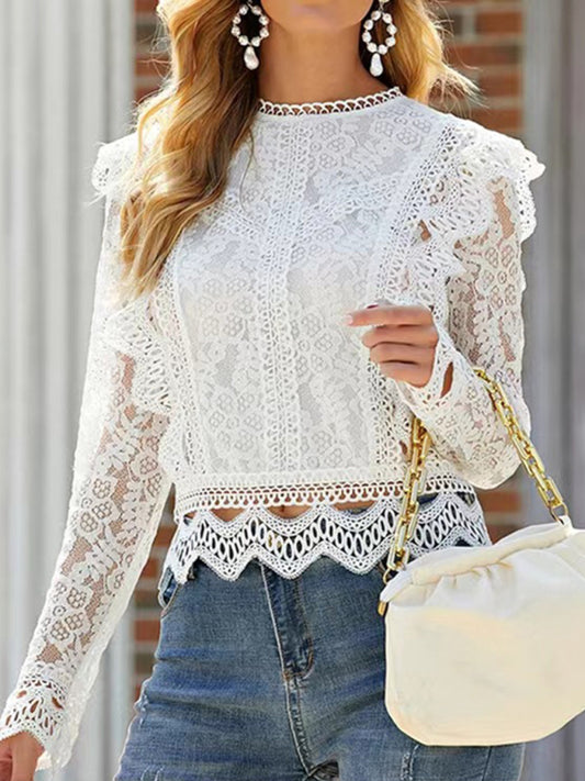 Embroidered Lace Blouses
