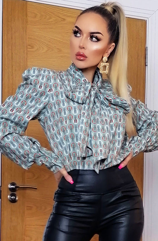 Pussy-Bow Blouse