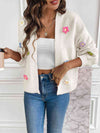 women's floral cardigan