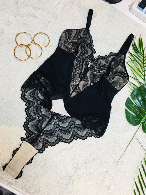 New Sling Lace One Piece Sleepwear
