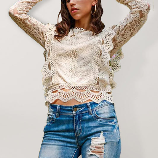 Embroidered Lace Blouses